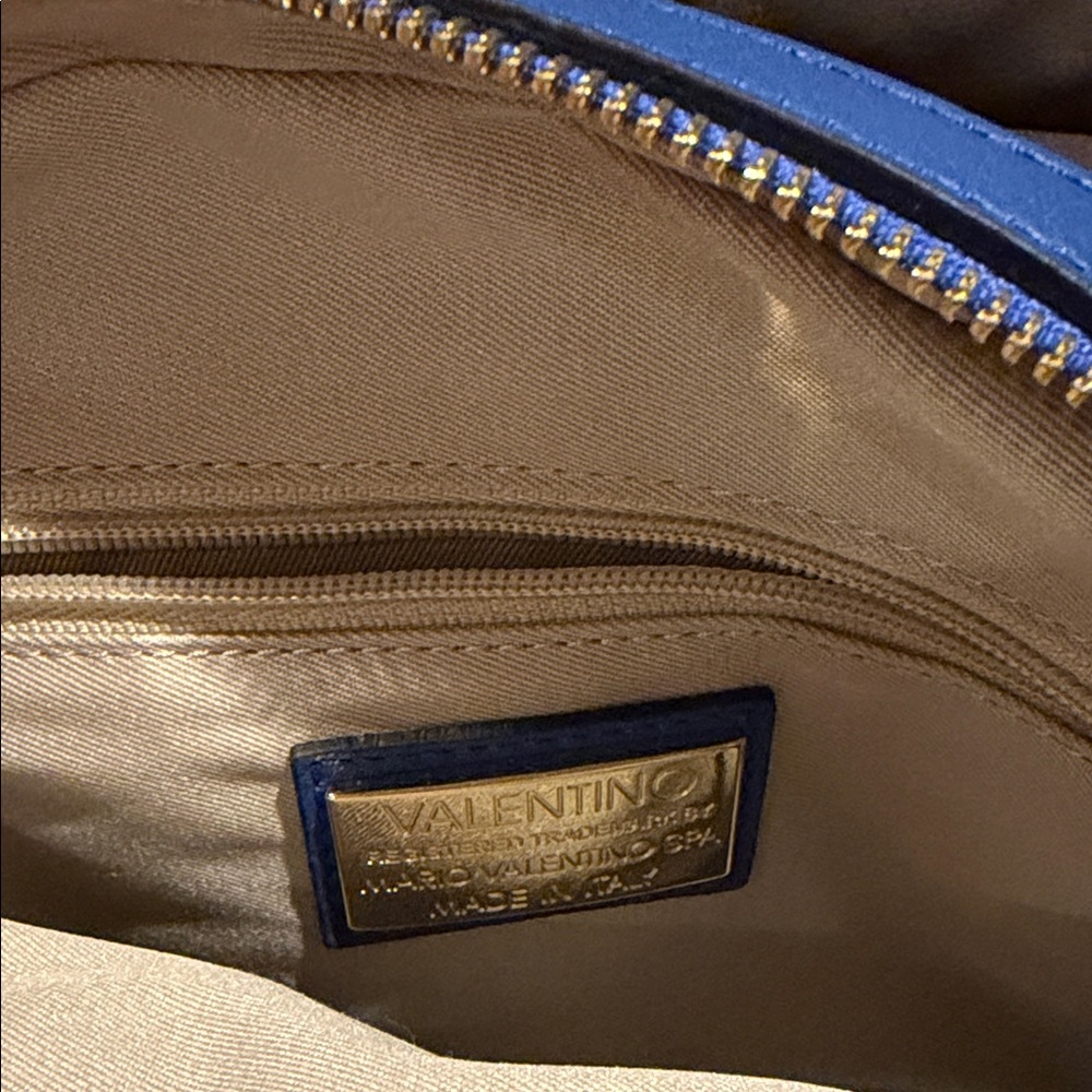 Valentino by Mario Vibrant Blue Crossbody Bag - Picture 5 of 7